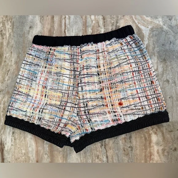 NWT Women’s GREY LAB Los Angeles multicolor tweed dress shorts- Size Medium - Picture 2 of 8